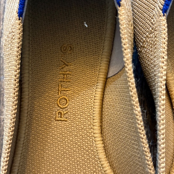 Rothy’s The Point Camel & Black Cap Toe Ballet Flat Size 10 - Picture 3 of 12